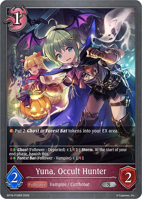Image for Yuna, Occult Hunter - P19 (Foil) (BP16-P19EN) - Shadowverse: Evolve