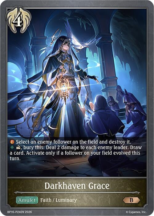 Image for Darkhaven Grace - P24 (Foil) (BP16-P24EN) - Shadowverse: Evolve