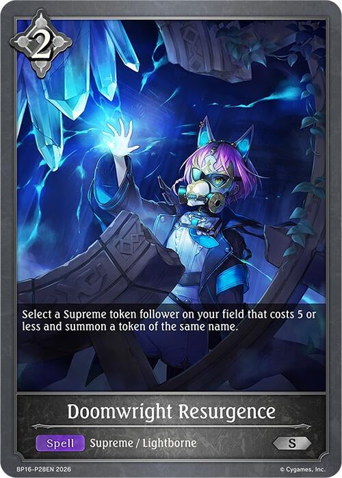 Image for Doomwright Resurgence - P28 (Foil) (BP16-P28EN) - Shadowverse: Evolve