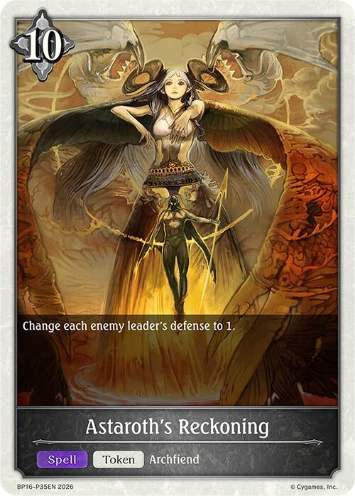 Image for Astaroth's Reckoning - P35 (Foil) (BP16-P35EN) - Shadowverse: Evolve