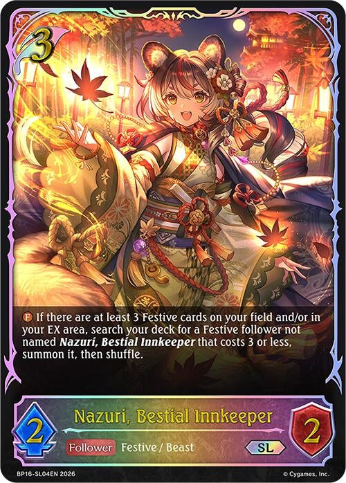 Image for Nazuri, Bestial Innkeeper (SL) (BP16-SL04EN) - Shadowverse: Evolve