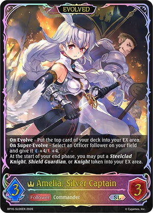Amelia, Silver Captain (Evolved) (SL) (BP16-SL06EN)
