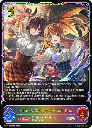 Anne & Grea, Mysterian Duo (SL) (BP16-SL09EN)