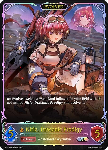 Image for Nirle, Draconic Prodigy (Evolved) (SL) (BP16-SL18EN) - Shadowverse: Evolve