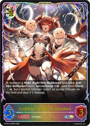 Cerberus, Hellfire Unleashed (SL) (BP16-SL19EN)