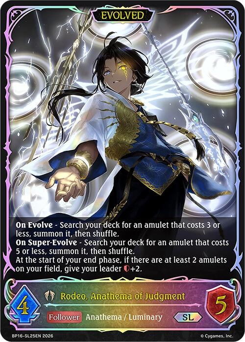 Image for Rodeo, Anathema of Judgment (Evolved) (SL) (BP16-SL25EN) - Shadowverse: Evolve