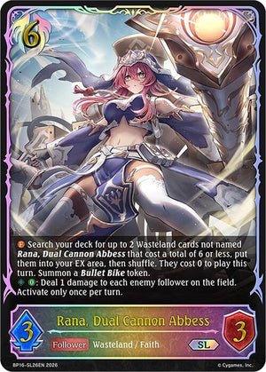 Rana, Dual Cannon Abbess (SL) (BP16-SL26EN)