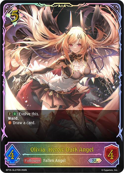 Image for Olivia, Heroic Dark Angel (SL) (BP16-SL27EN) - Shadowverse: Evolve