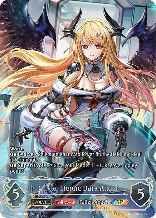 Image for Olivia, Heroic Dark Angel (Evolved) (SP) (BP16-SP01EN) - Shadowverse: Evolve