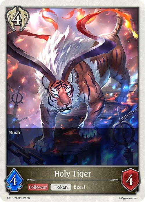 Image for Holy Tiger (BP16-T20EN) - Shadowverse: Evolve