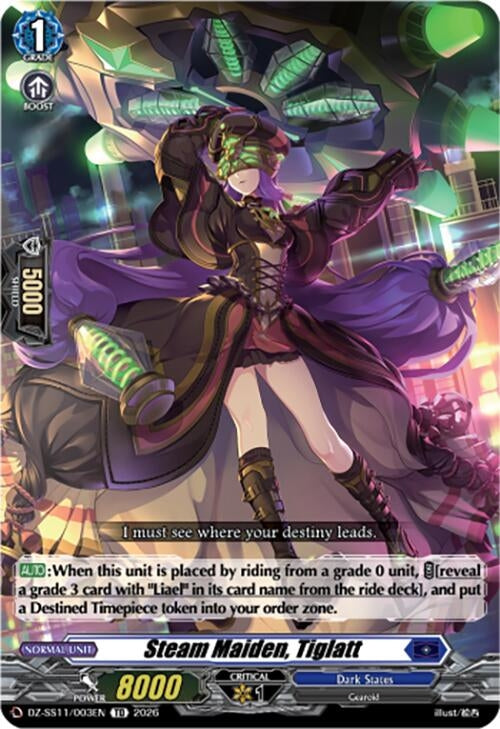 Image for Steam Maiden, Tiglatt (DZ-SS11/003EN) - Cardfight Vanguard