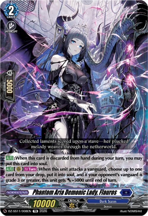 Image for Phantom Aria Demonic Lady, Flauros (DZ-SS11/008EN) - Cardfight Vanguard