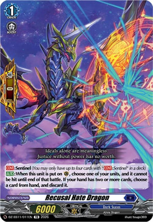 Recusal Hate Dragon (DZ-SS11/011EN)