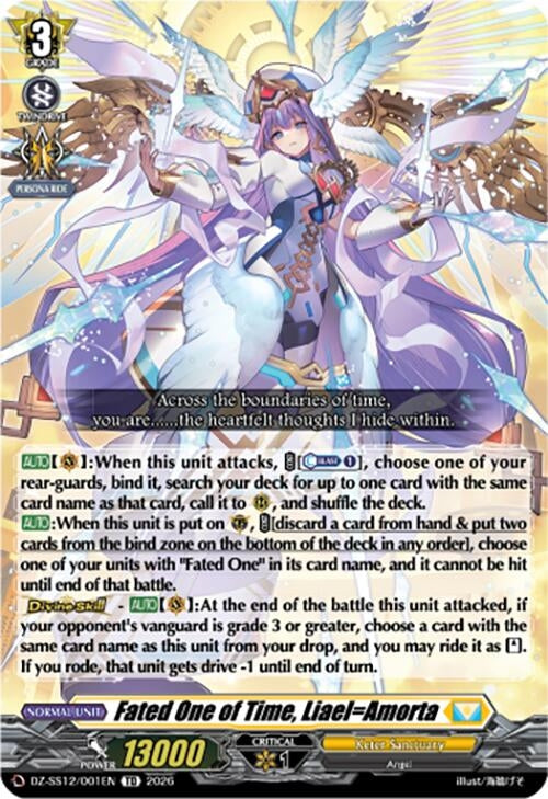 Image for Fated One of Time, Liael=Amorta (DZ-SS12/001EN) - Cardfight Vanguard