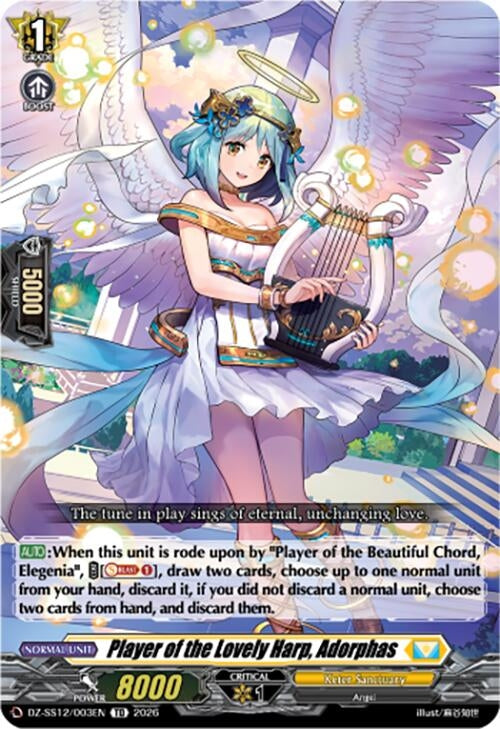 Image for Player of the Lovely Harp, Adorphas (DZ-SS12/003EN) - Cardfight Vanguard