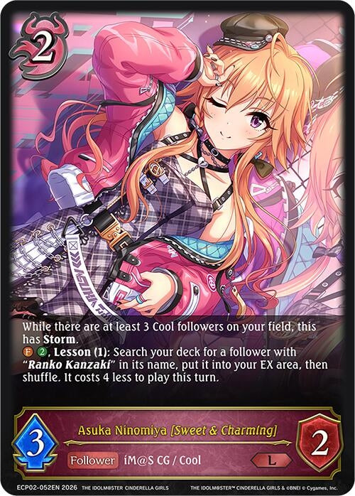 Image for Asuka Ninomiya [Sweet & Charming] (ECP02-052EN) - Shadowverse: Evolve