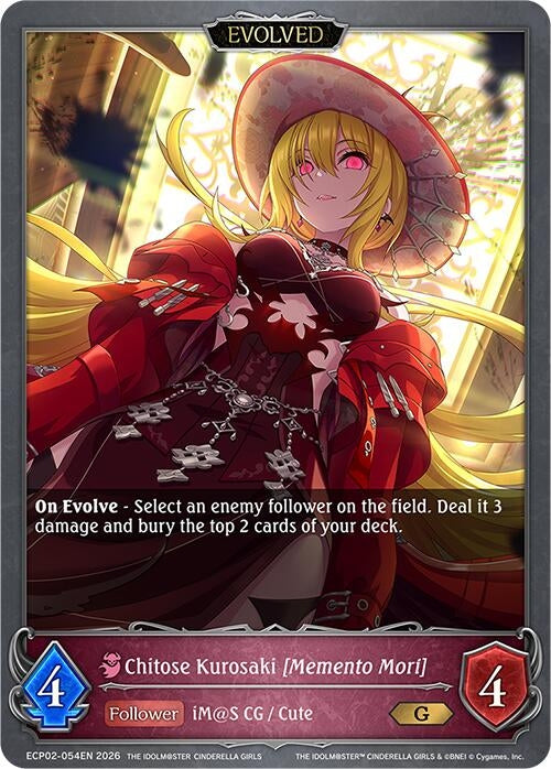 Image for Chitose Kurosaki [Memento Mori] (Evolved) (ECP02-054EN) - Shadowverse: Evolve