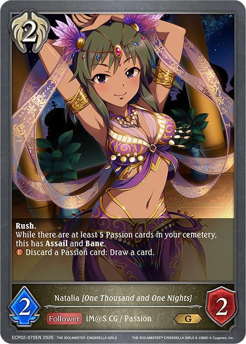 Image for Natalia [One Thousand and One Nights] (ECP02-070EN) - Shadowverse: Evolve