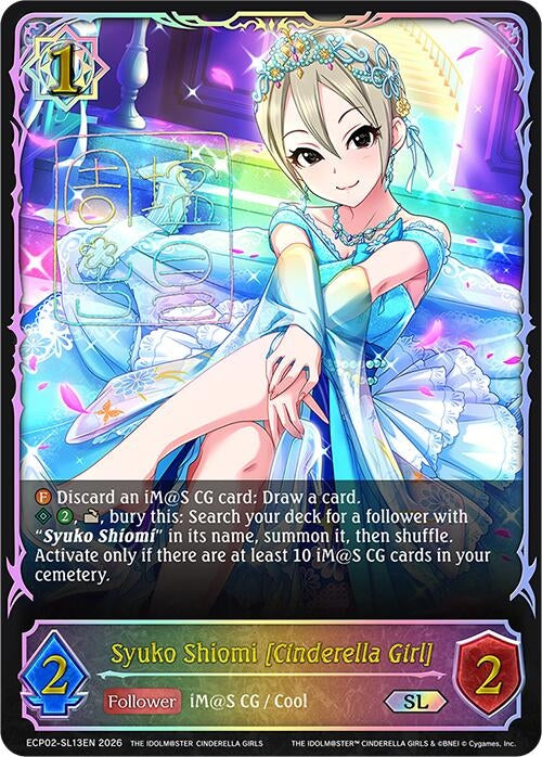 Image for Syuko Shiomi [Cinderella Girl] (SL) (ECP02-SL13EN) - Shadowverse: Evolve