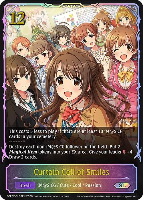 Image for Curtain Call of Smiles (SL) (ECP02-SL33EN) - Shadowverse: Evolve