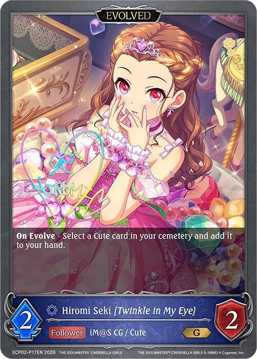 Image for Hiromi Seki [Twinkle in My Eye] (Evolved) - P17EN (Foil) (ECP02-P17EN) - Shadowverse: Evolve