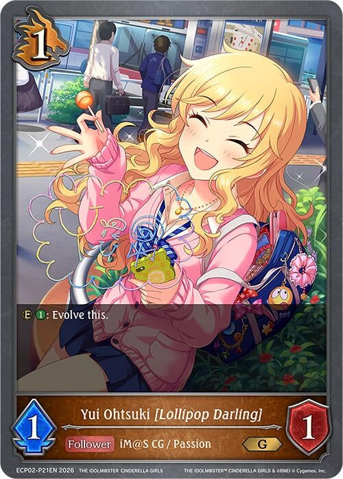 Image for Yui Ohtsuki [Lollipop Darling] - P21EN (Foil) (ECP02-P21EN) - Shadowverse: Evolve