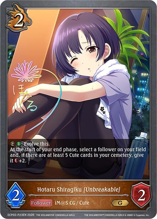 Image for Hotaru Shiragiku [Unbreakable] - P23EN (Foil) (ECP02-P23EN) - Shadowverse: Evolve
