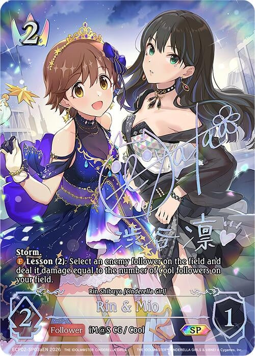 Image for Rin & Mio (SP) (a) (ECP02-SP03aEN) - Shadowverse: Evolve