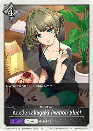 Kaede Takagaki [Nation Blue] (ECP02-T04EN)