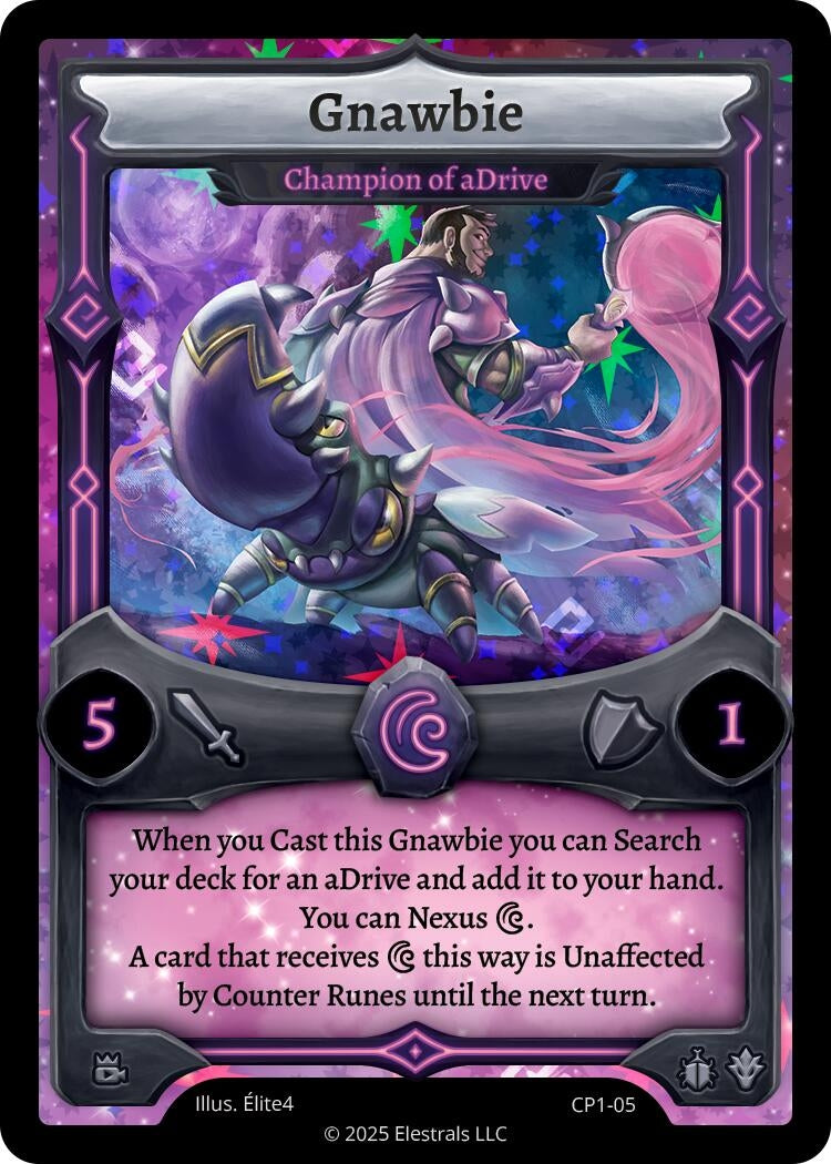 Image for Gnawbie - Champion of aDrive (CP1-05) - Elestrals