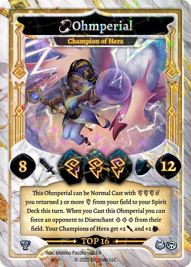 Image for Ohmperial - Champion of Hera (TOP 16) (EOP-P05) - Elestrals