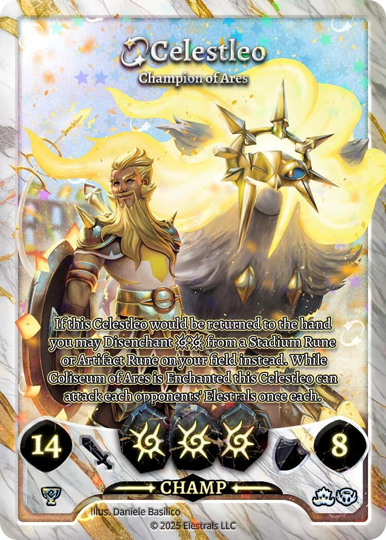 Image for Celestleo - Champion of Ares (1ST) (EOP-P06) - Elestrals