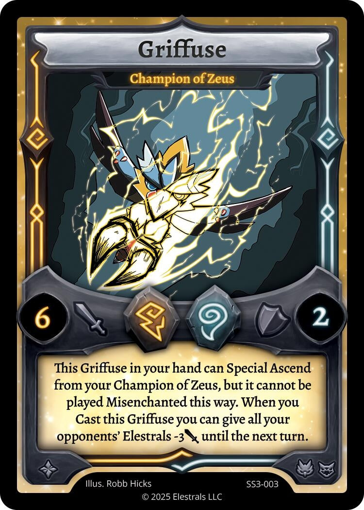 Image for Griffuse - Champion of Zeus (SS3-003) - Elestrals
