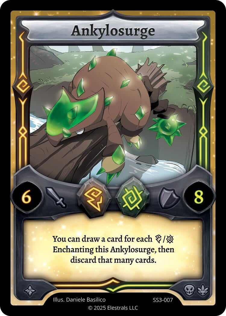 Image for Ankylosurge (SS3-007) (SS3-007) - Elestrals