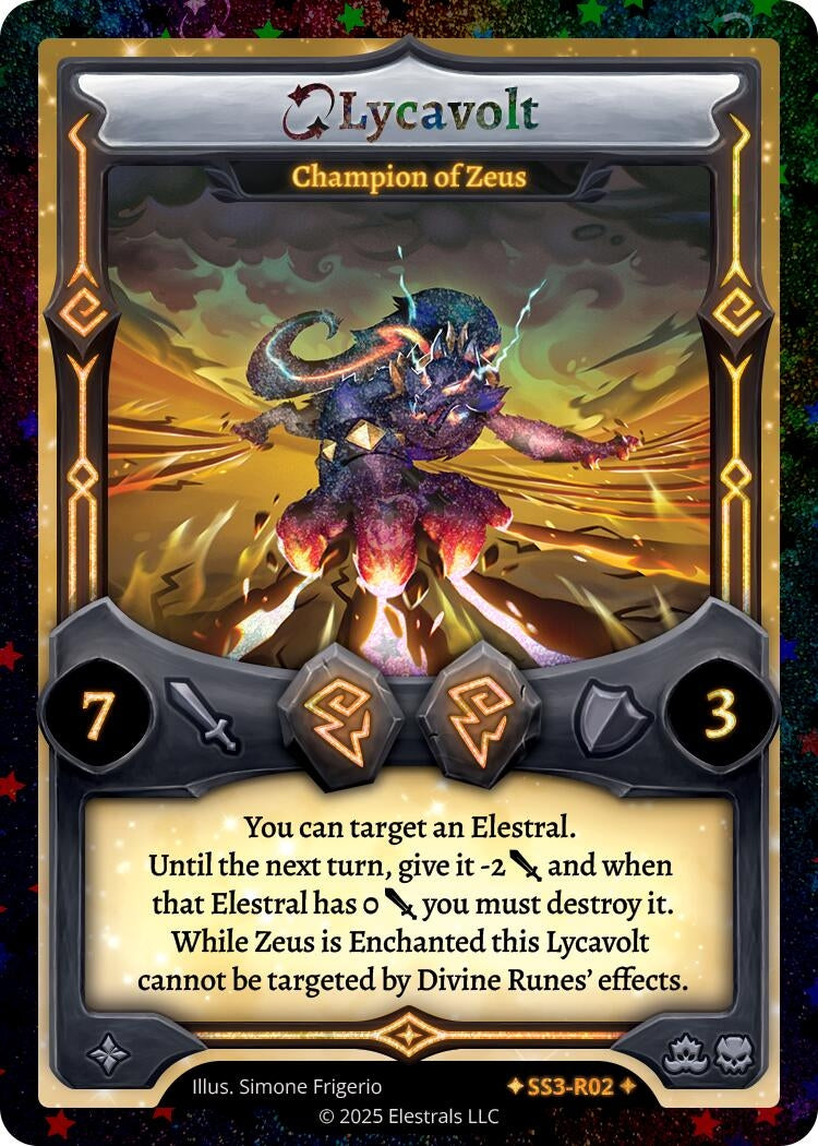 Image for Lycavolt - Champion of Zeus (SS3-R02) - Elestrals