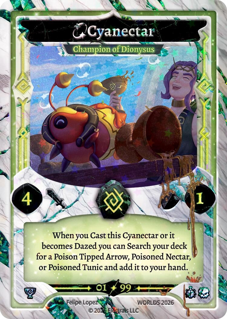 Image for Cyanectar - Champion of Dionysus (EW26-S1) - Elestrals
