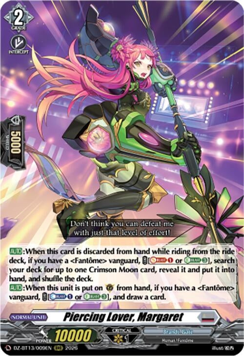 Image for Piercing Lover, Margaret (DZ-BT13/009EN) - Cardfight Vanguard