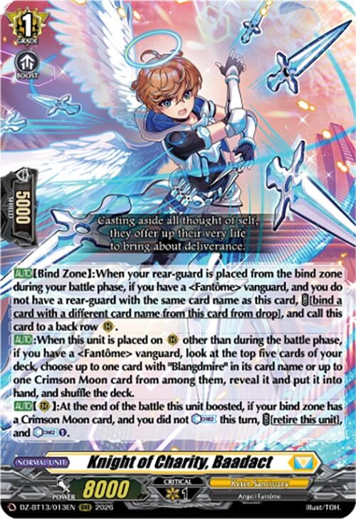 Image for Knight of Charity, Baadact (DZ-BT13/013EN) - Cardfight Vanguard
