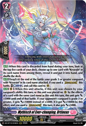 Mythisch of Ever-changing, Urtineas (DZ-BT13/018EN)