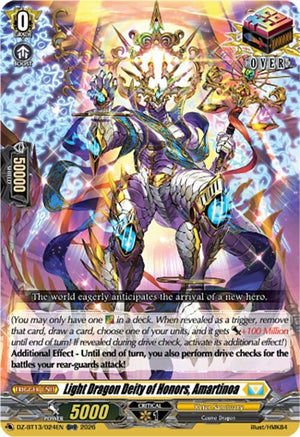 Light Dragon Deity of Honors, Amartinoa (DZ-BT13/024EN)