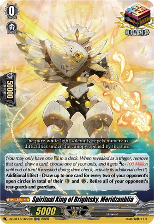 Image for Spiritual King of Brightsky, Meridzanblia (DZ-BT13/027EN) - Cardfight Vanguard