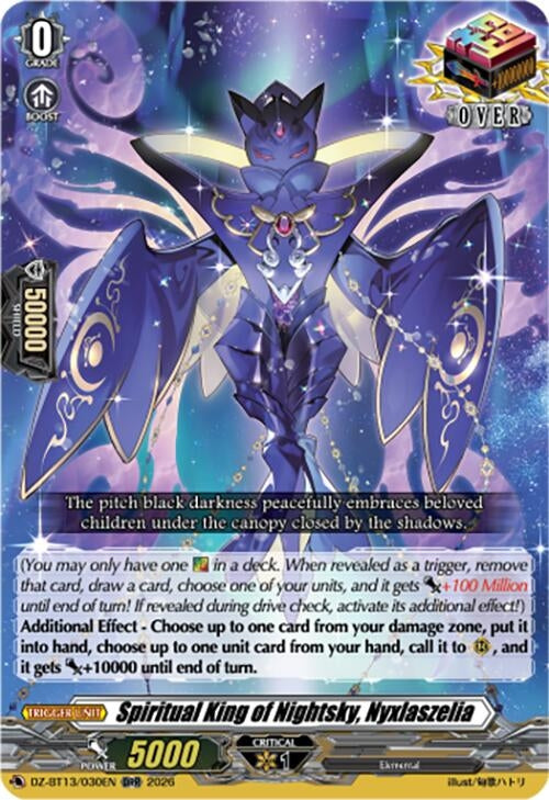 Image for Spiritual King of Nightsky, Nyxlaszelia (DZ-BT13/030EN) - Cardfight Vanguard