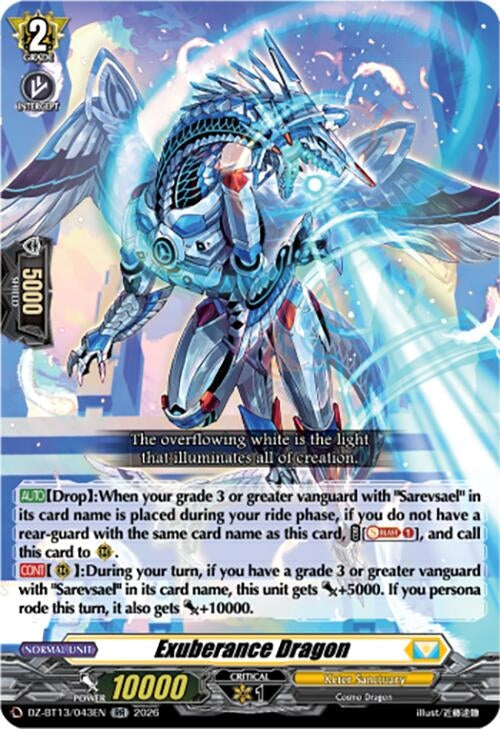Image for Exuberance Dragon (DZ-BT13/043EN) - Cardfight Vanguard