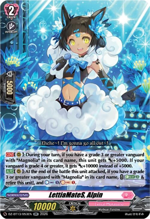 Image for LettiaMateS, Alpin (DZ-BT13/053EN) - Cardfight Vanguard
