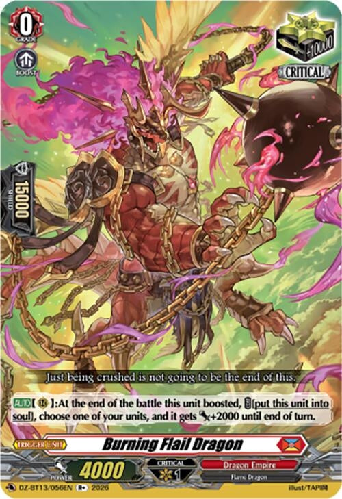 Image for Burning Flail Dragon (DZ-BT13/056EN) - Cardfight Vanguard