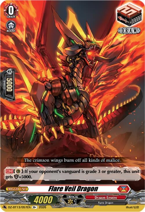Image for Flare Veil Dragon (DZ-BT13/057EN) - Cardfight Vanguard