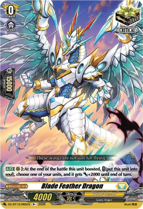 Image for Blade Feather Dragon (DZ-BT13/065EN) - Cardfight Vanguard