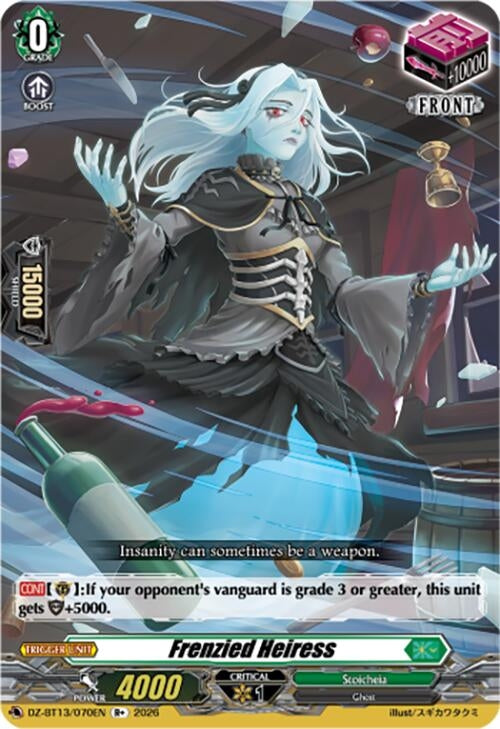 Image for Frenzied Heiress (DZ-BT13/070EN) - Cardfight Vanguard