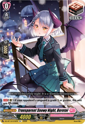 Transparent Snowy Night, Beretoi (DZ-BT13/072EN)