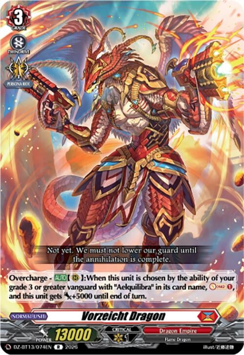 Image for Vorzeicht Dragon (DZ-BT13/074EN) - Cardfight Vanguard